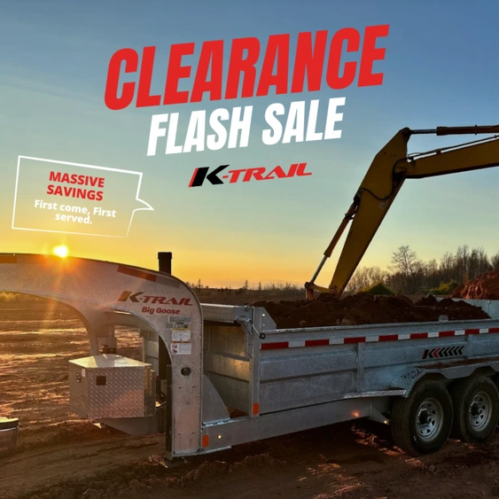 K-TRAIL TRAILER CLEARANCE — LIMITED TIME OFFER alt