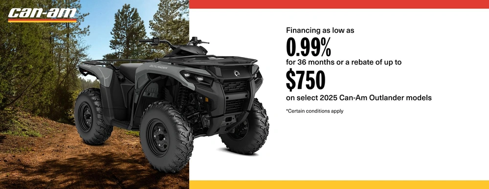 2025 CAN-AM OUTLANDERS 0.99% FOR 36 MONTHS alt
