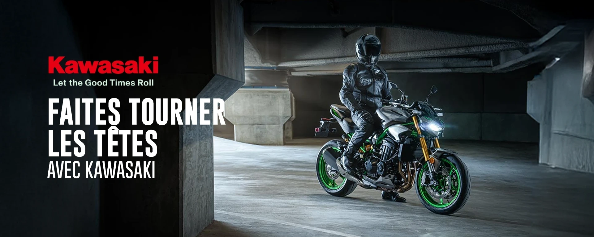 Faites tourner les têtes avec Kawasaki alt