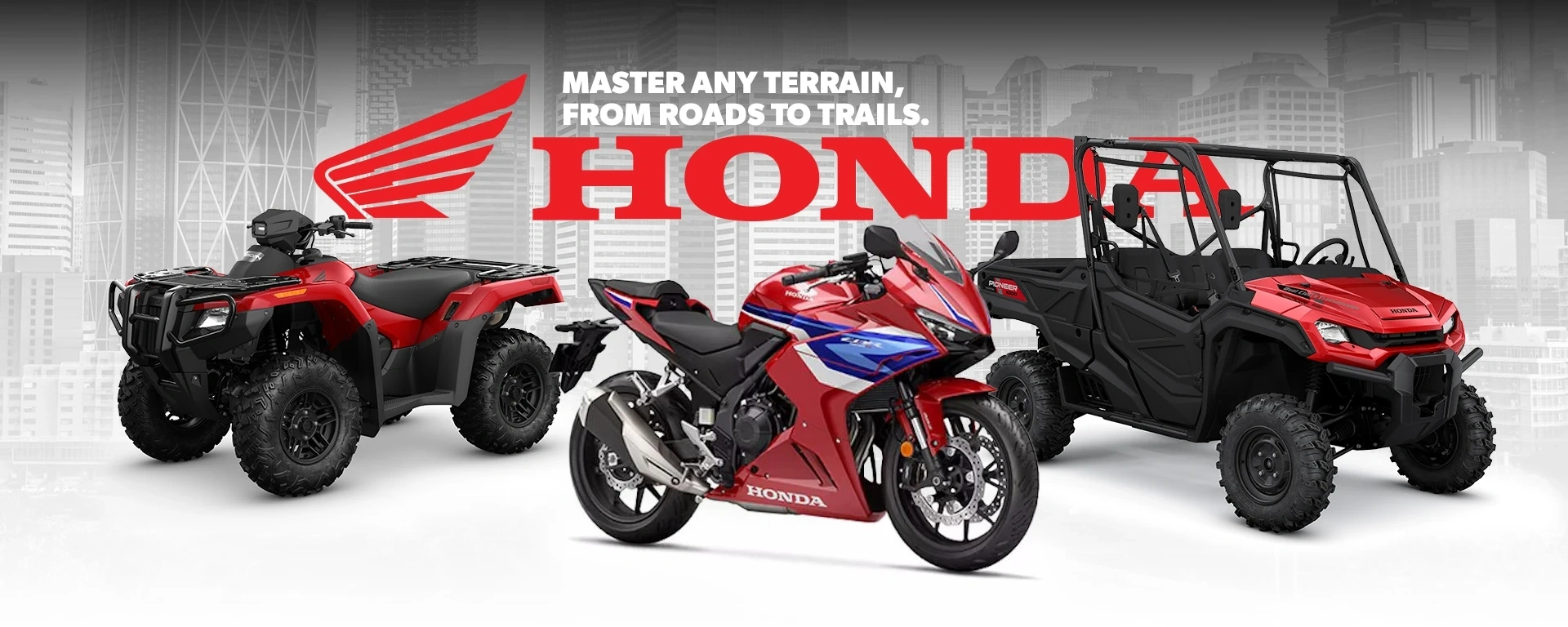 Master any terrain, from roads to trails. alt