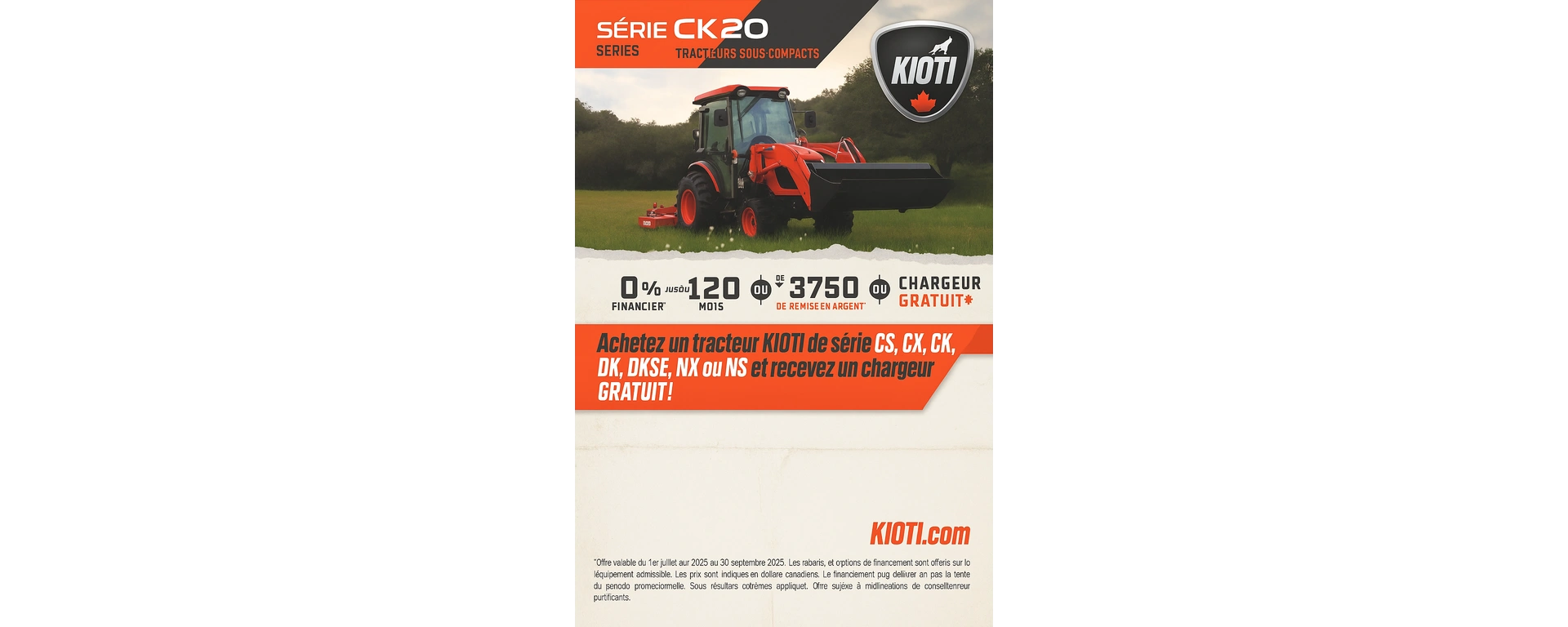 Kioti série CK20 alt