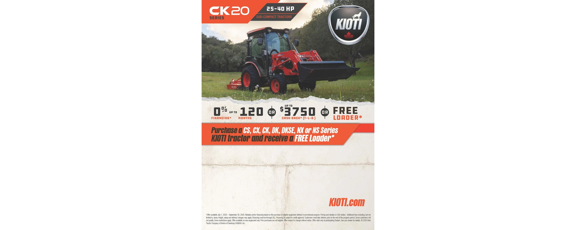 Kioti CK20 series alt