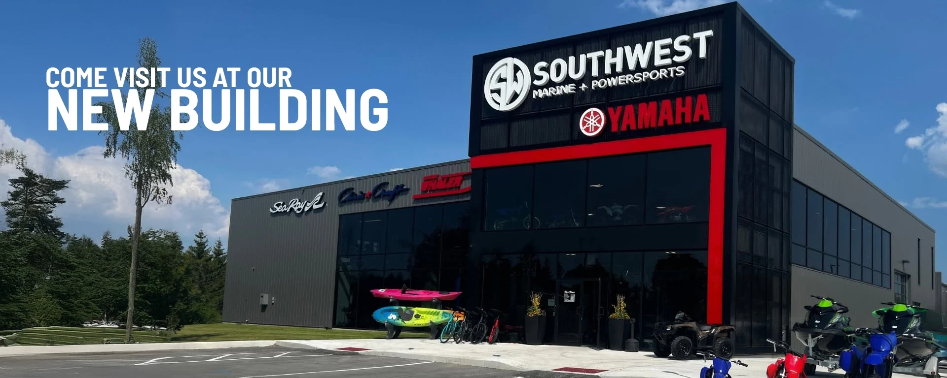 Come visit us at our new building alt