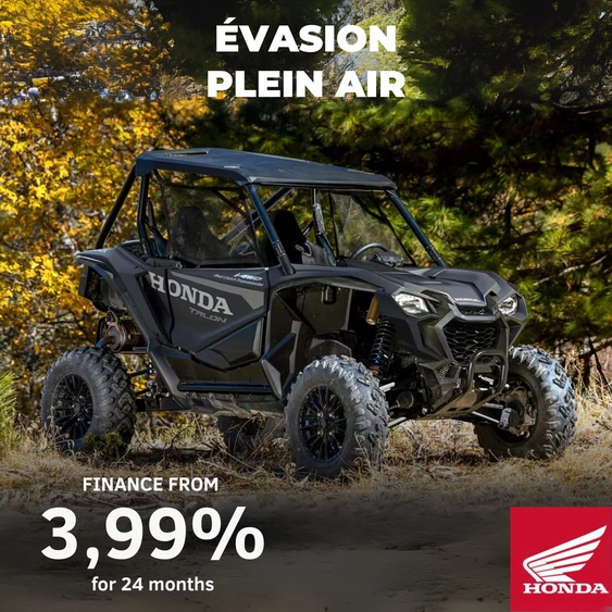 Financement Honda – Préparez votre évasion plein air pour nos Côtes-à-côtes Honda à Drummondville alt