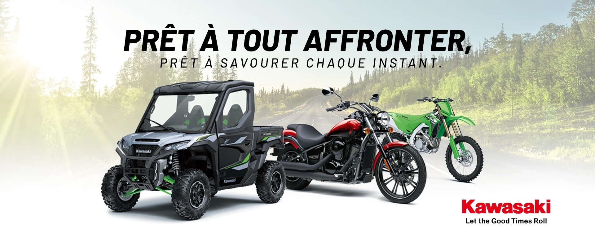 Prêt à tout affronter, prêt à savourer chaque instant. alt