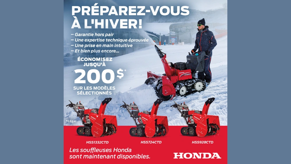 Honda Snowblower Promotion – Save up to $200 alt