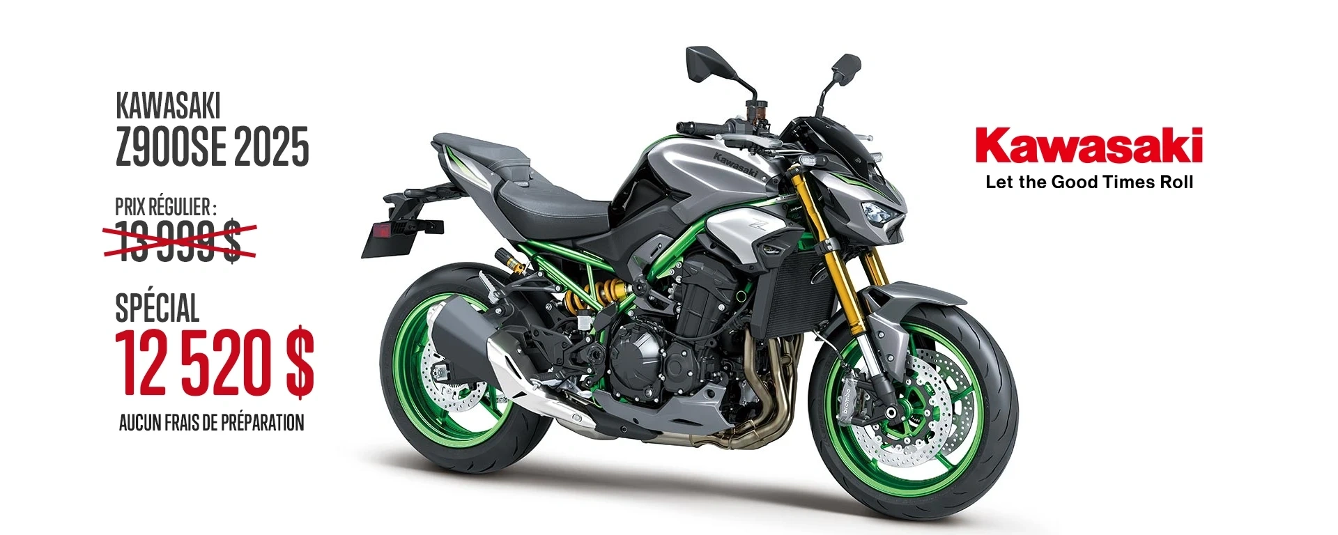 Kawasaki Z900SE 2025 : Spécial 12 520 $ alt