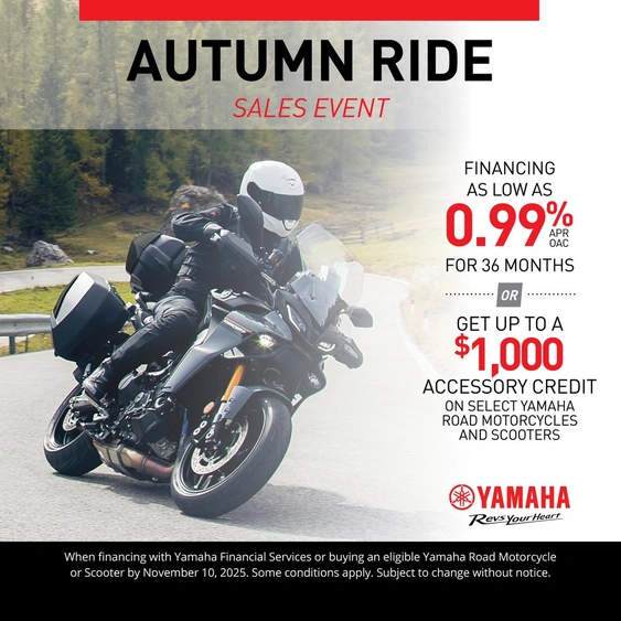 pecial Offers on Yamaha Motorcycles – AUTUMN RIDE alt