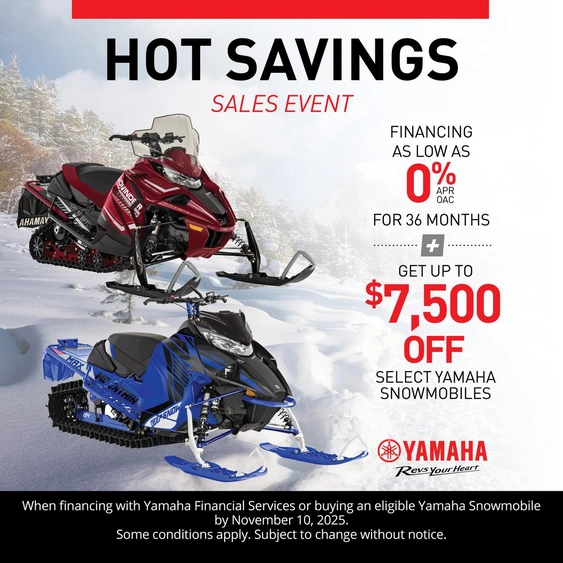 Exceptional Offers on Yamaha Snowmobiles – HOT SAVINGS SALES EVENT alt