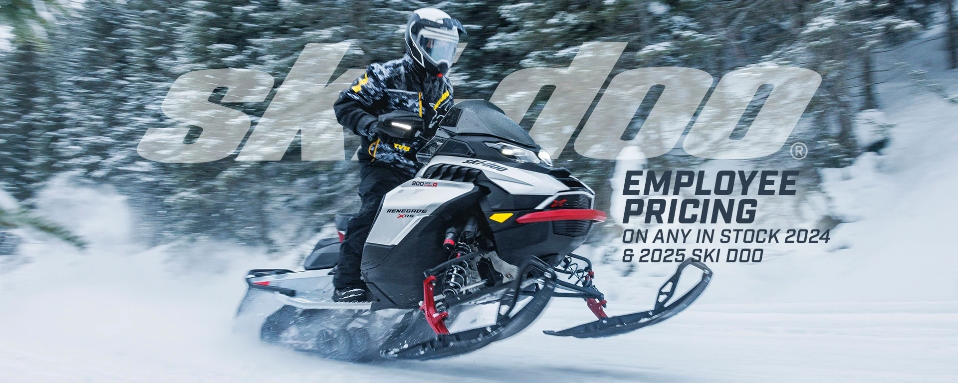 EMPLOYEE PRICING on any in stock 2024 & 2025 Ski-Doo alt