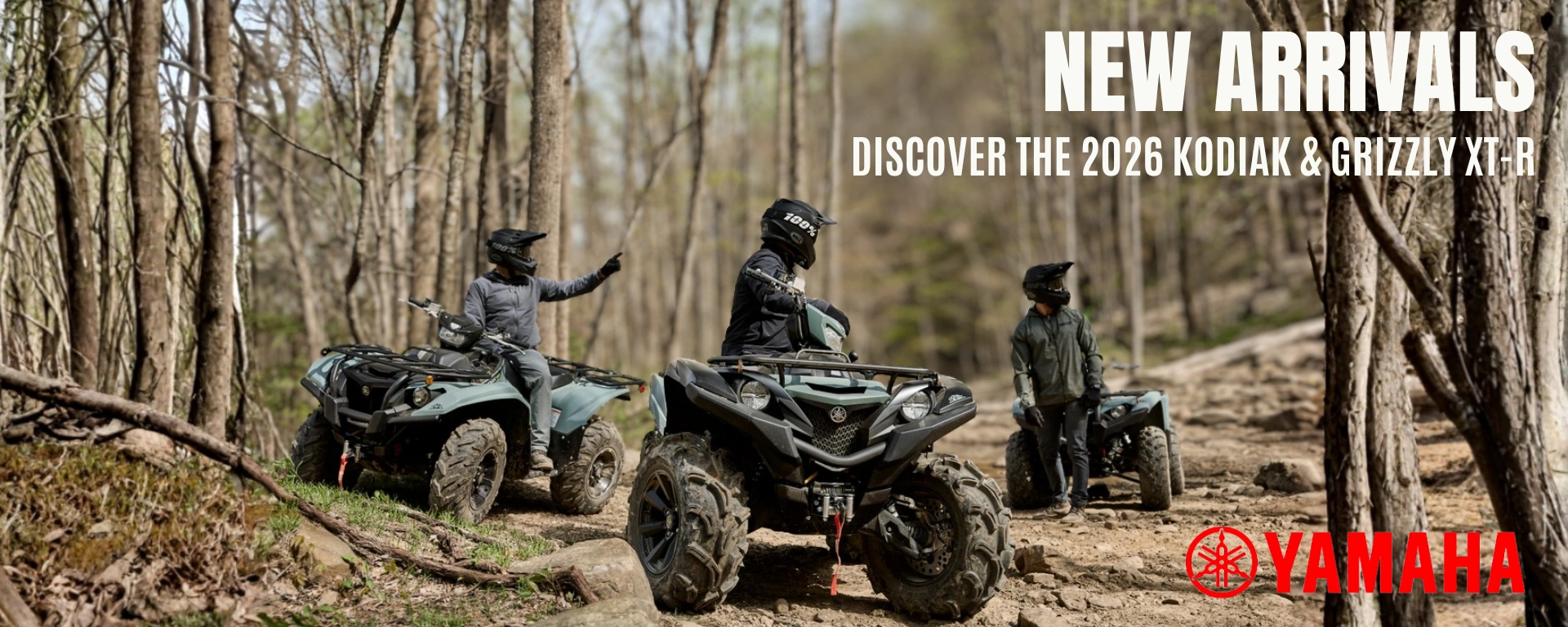 New Yamaha arrivals - Discover the kodiak & grizzly 2026 alt