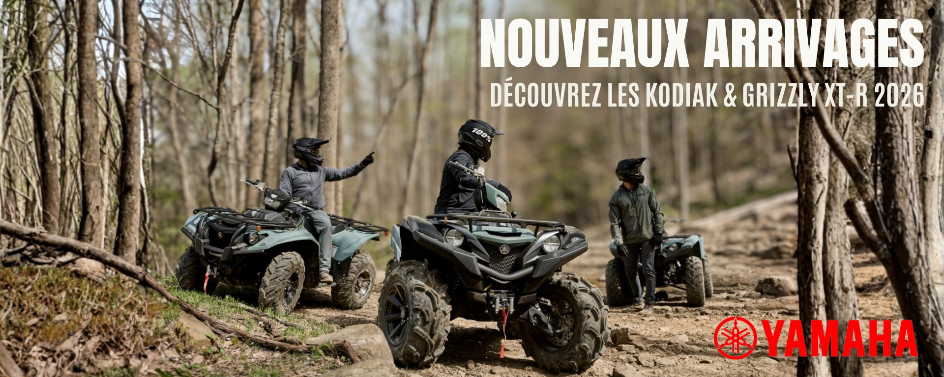 Nouveaux arrivages Yamaha - Découvrez les kodiak & grizzly 2026 alt