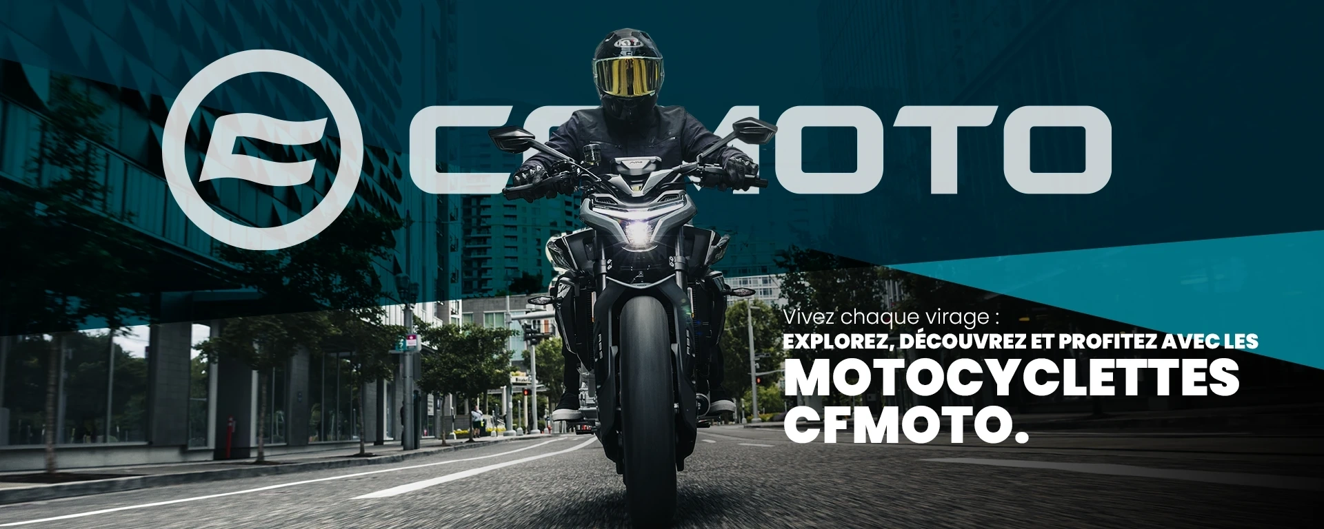 Vivez chaque virage : explorez, découvrez et profitez avec les motocyclettes CFMoto. alt