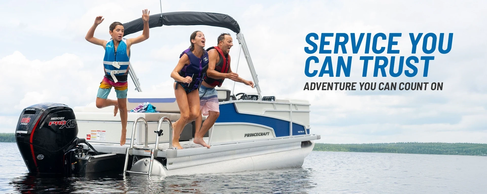 Service You Can Trust. Adventure You Can Count On. alt