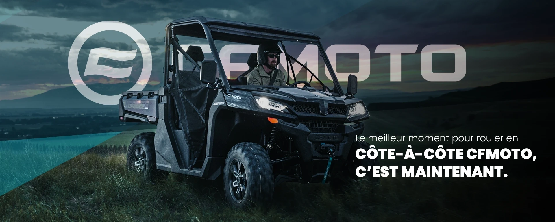 Le meilleur moment pour rouler en côte-à-côte CFMoto, c’est maintenant. alt