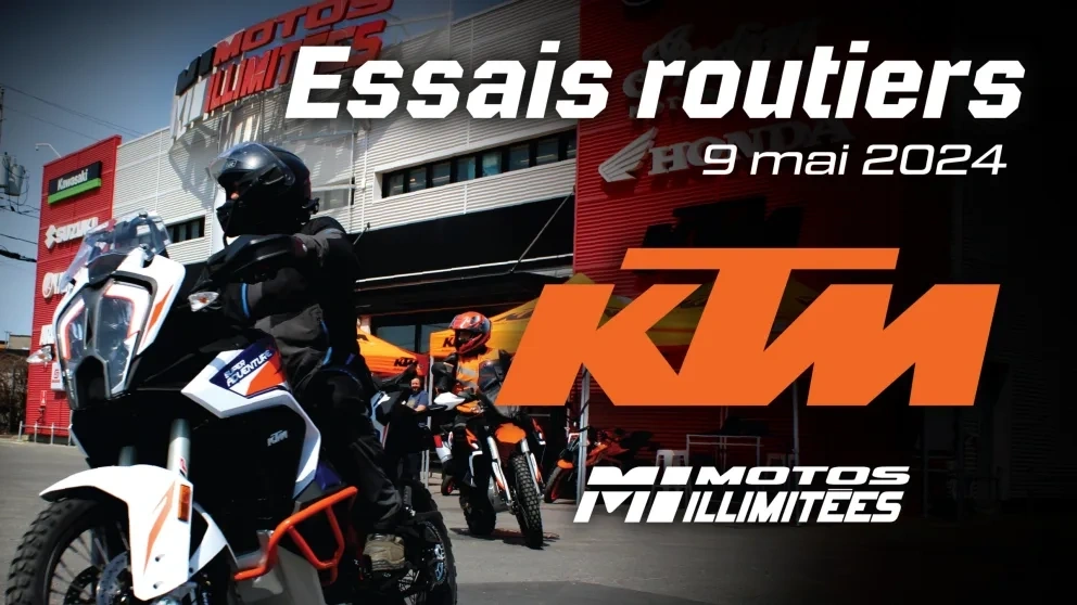 ESSAIS ROUTIERS KTM | JEUDI 9 MAI | MOTOS ILLIMITÉES alt
