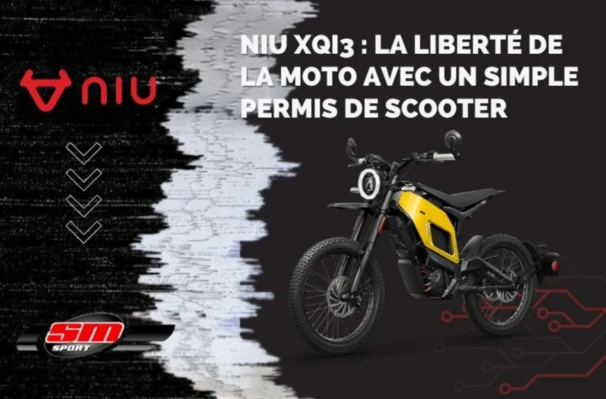 NIU XQi3 : La Moto Électrique Accessible avec un Permis de Scooter alt