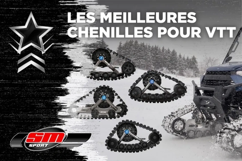 Les meilleures chenilles pour VTT/Côte-à-côte alt