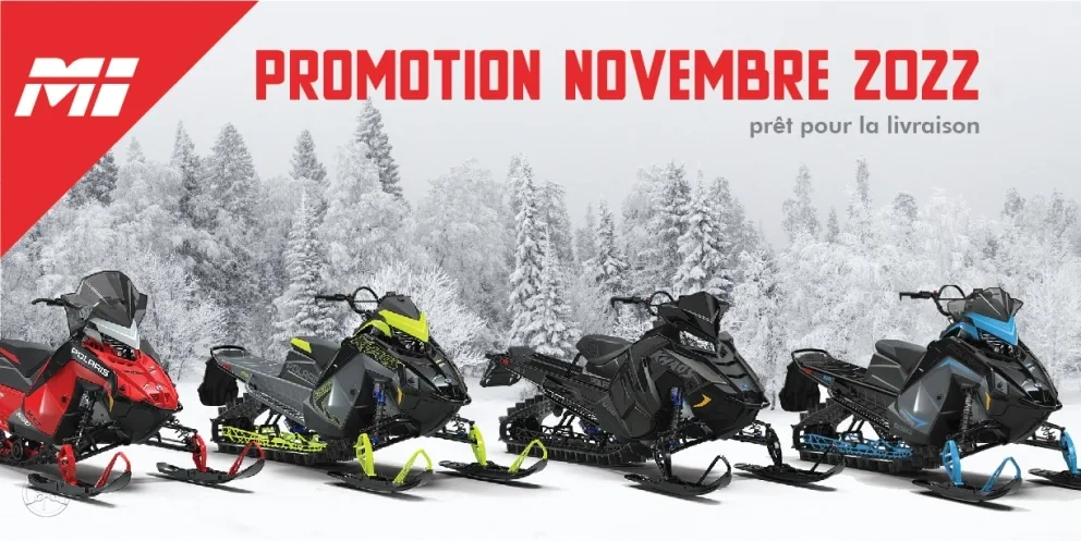 MOTONEIGES POLARIS 2022 - PROMOTION NOVEMBRE 2022 alt