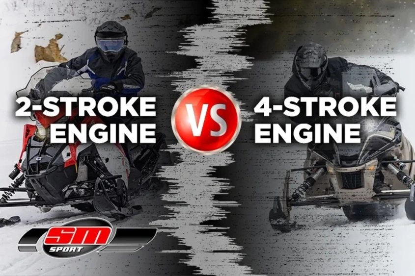 The difference between a 2 stroke and a 4 stroke engine alt