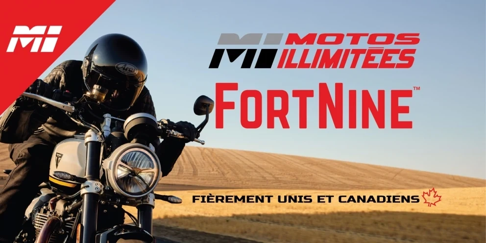 A Proudly Canadian Partnership | FortNine x. Motos Illimitees alt
