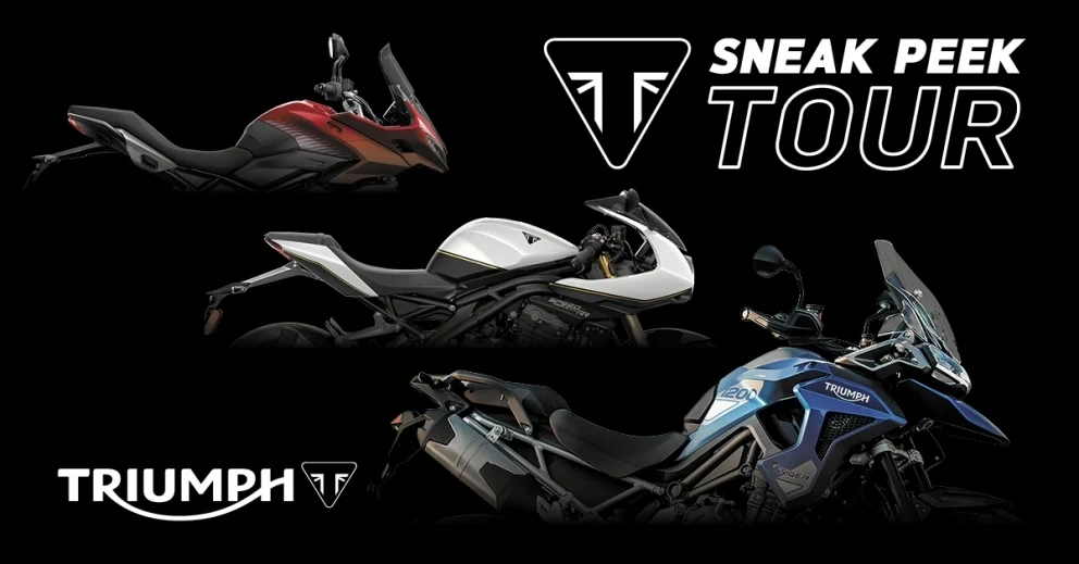 Le TRIUMPH 2022 Sneak Peek Tour débarque à Terrebonne ! alt