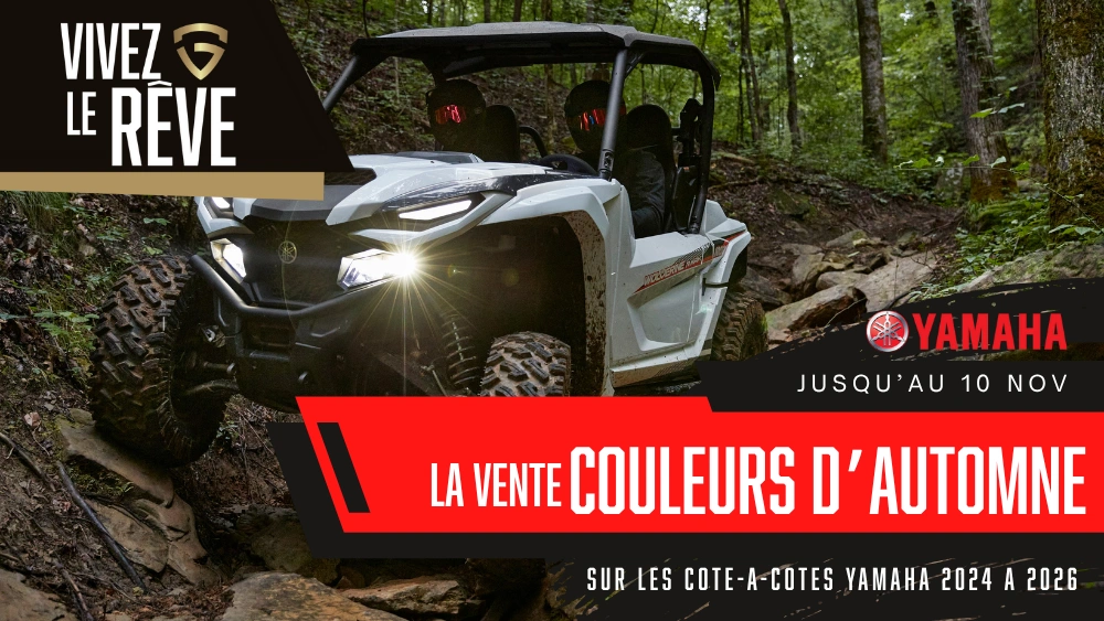 Couleurs de l'automne - Côte-à-côtes Yamaha alt