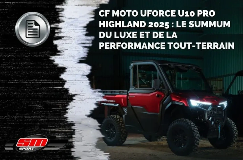 Nouveau CF Moto UFORCE U10 PRO HIGHLAND 2025 alt