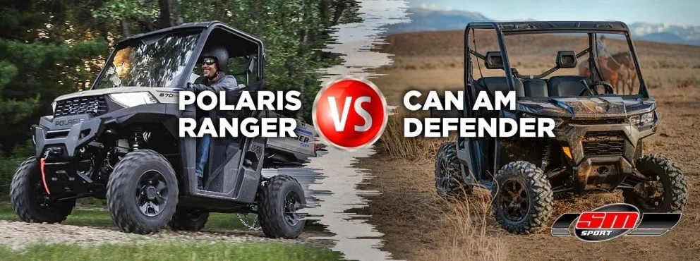 Comparing the Can-Am Defender vs the Polaris Ranger alt