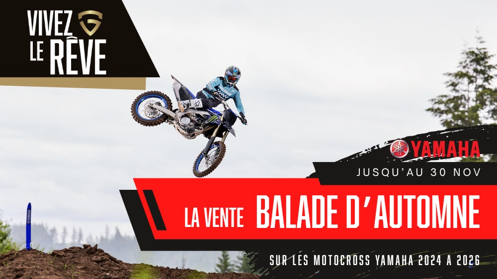 La vente BALADE D'AUTOMNE - Motocross Yamaha alt
