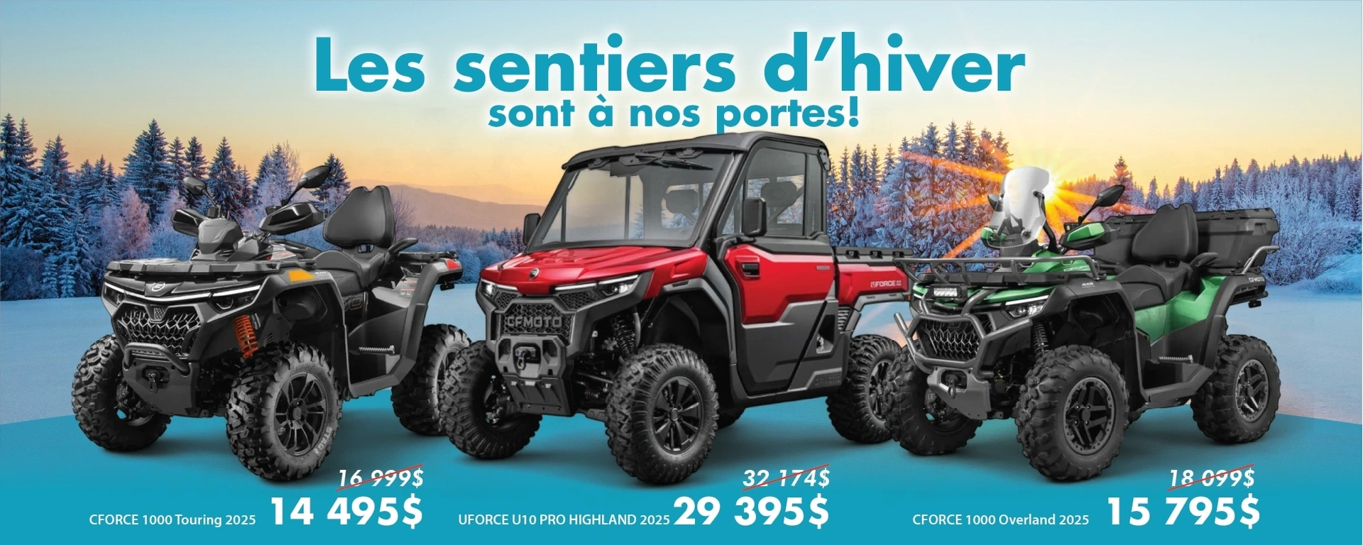 Sentiers d'hiver - CFMoto alt