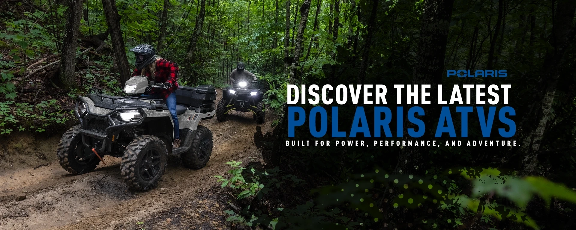 Discover the latest Polaris ATVs — built for power, performance, and adventure. alt