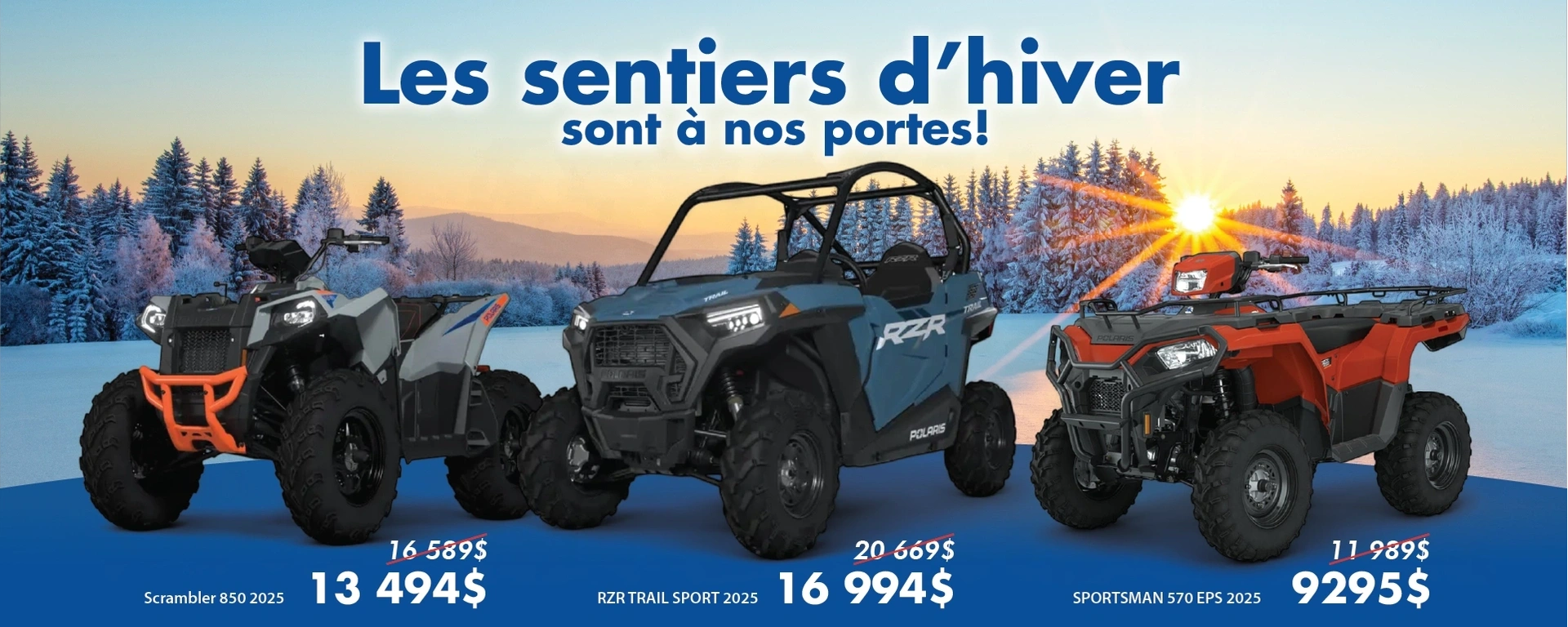 Sentiers d'hiver avec Polaris alt