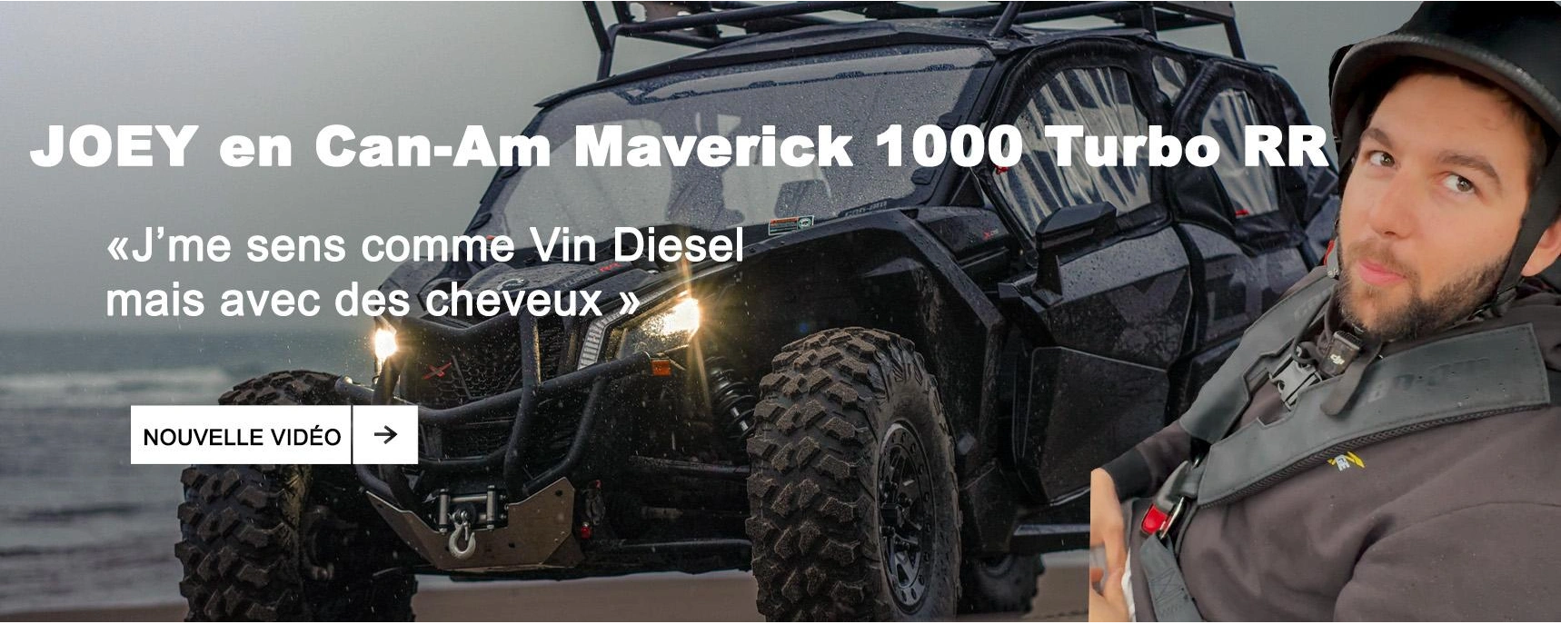Joey en Can-Am Maverick 1000 Turbo RR alt