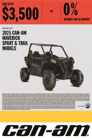 2025 CAN-AM MAVERICK SPORT & TRAIL MODELS alt