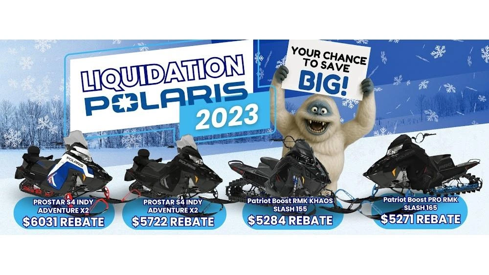 2023 Polaris Snowmobile Liquidation alt