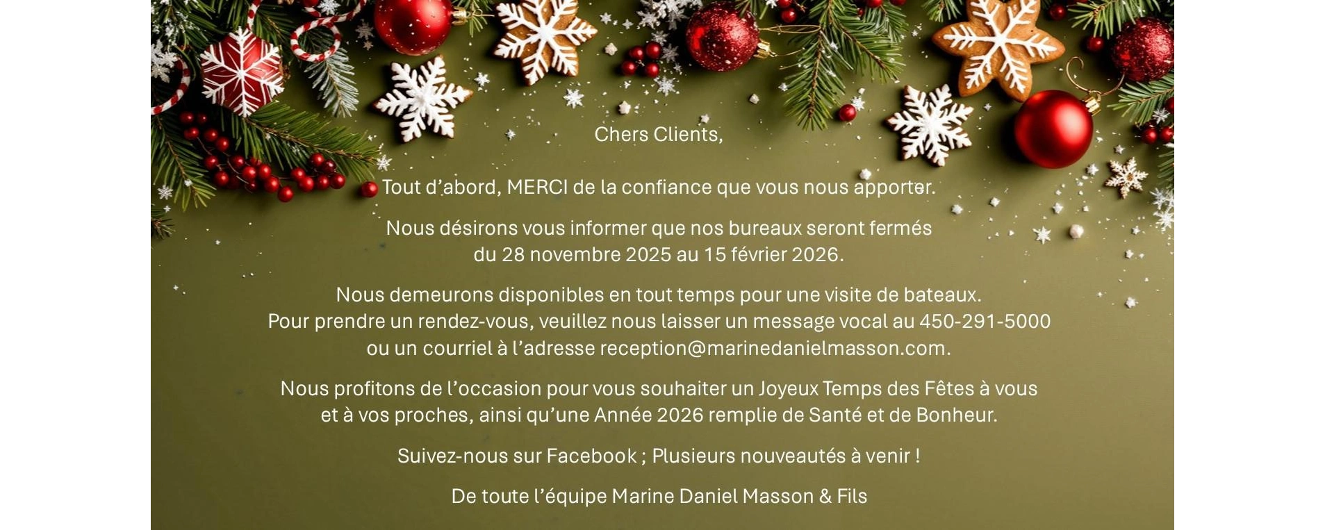 Fermeture hivernale 2025-2026 alt