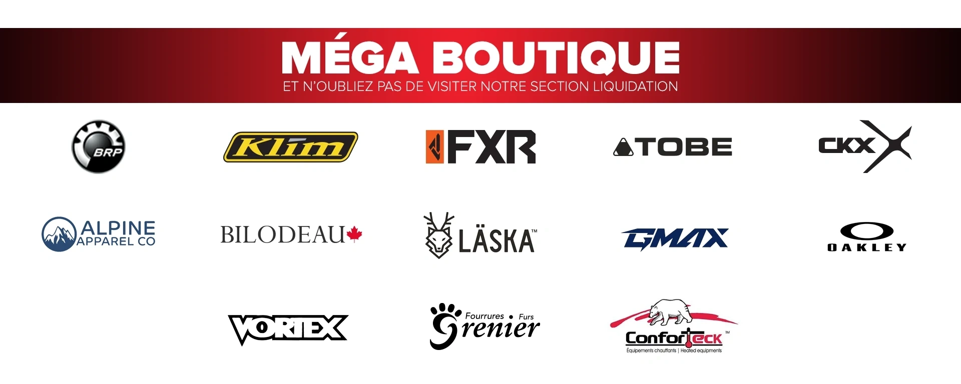 Venez découvrir notre collection de vêtements et d’accessoires en concession! alt