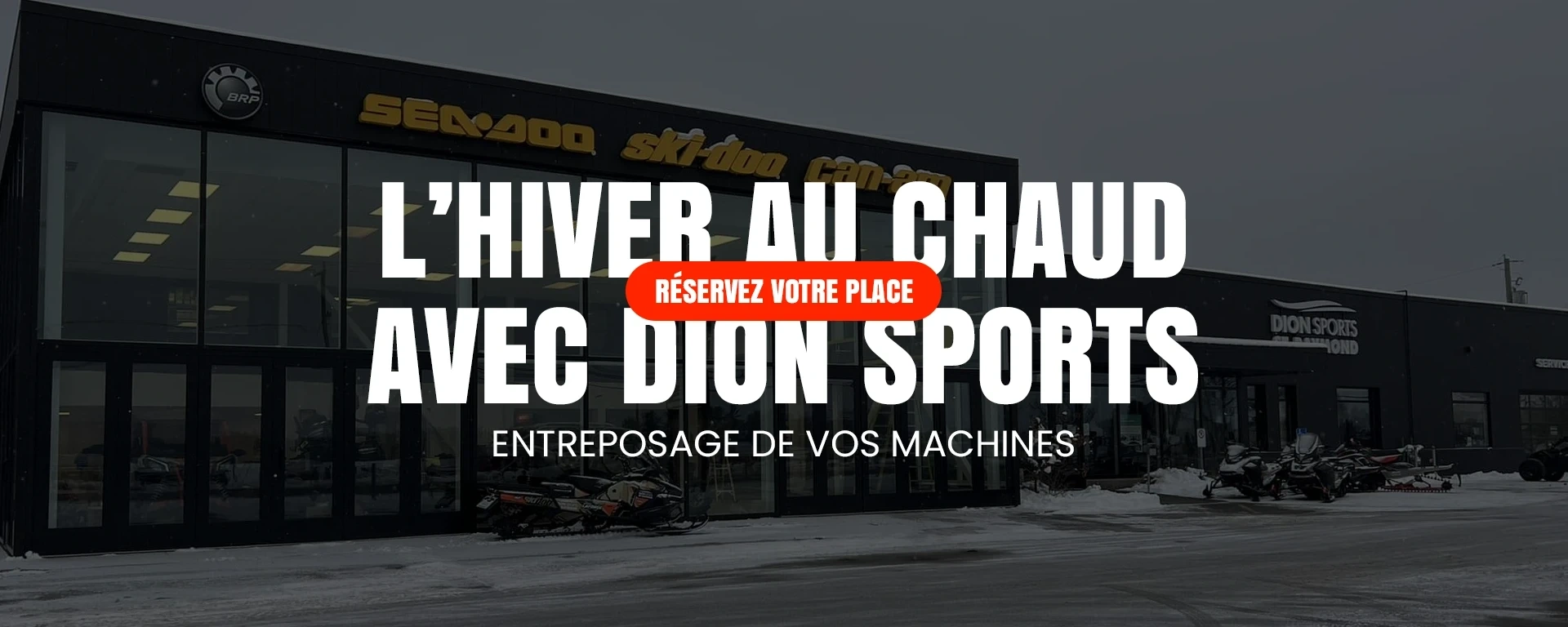 l’hiver au chaud avec dion sports entreposage de vos machines alt
