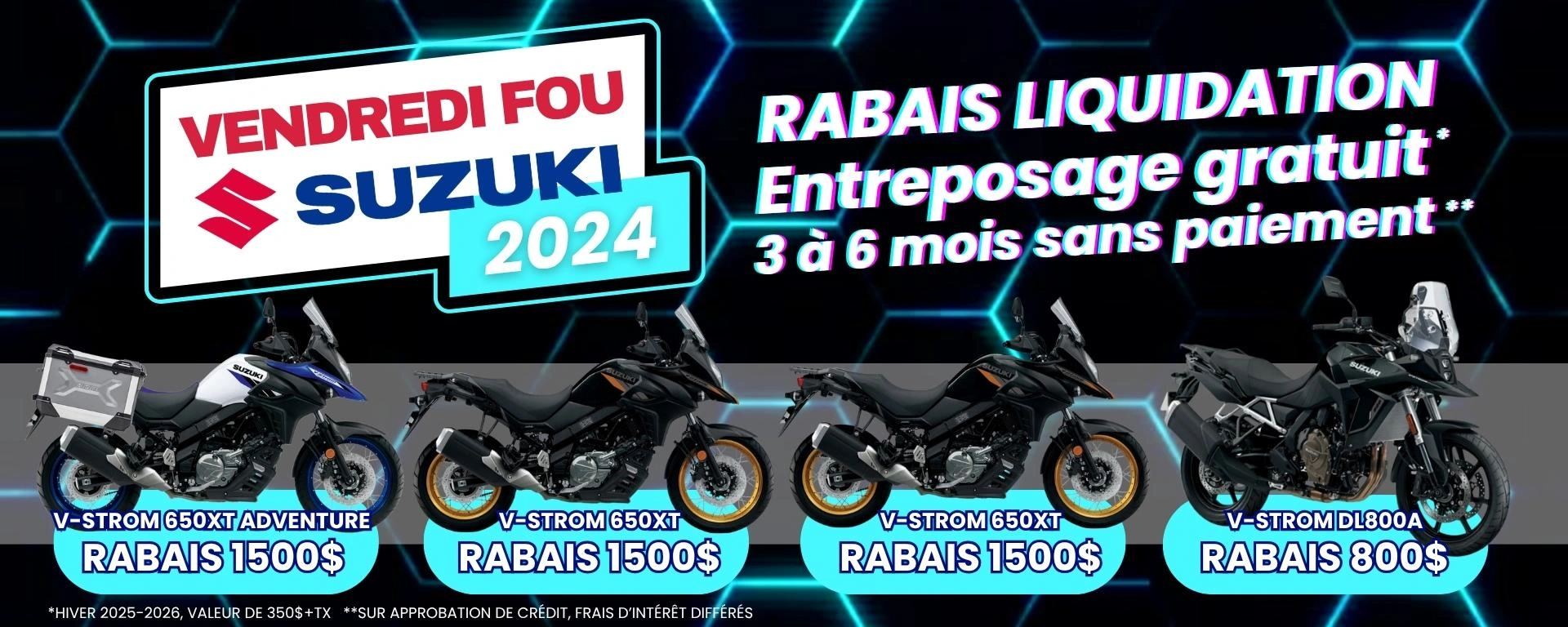 Vendredi Fou Suzuki V-Strom alt