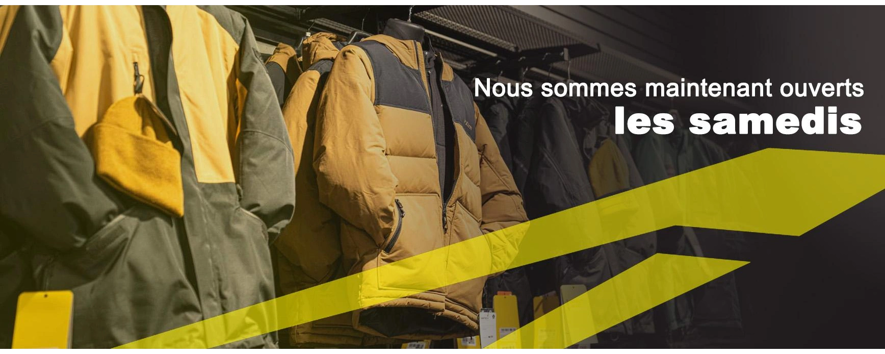 Maintenant ouverts les samedis alt