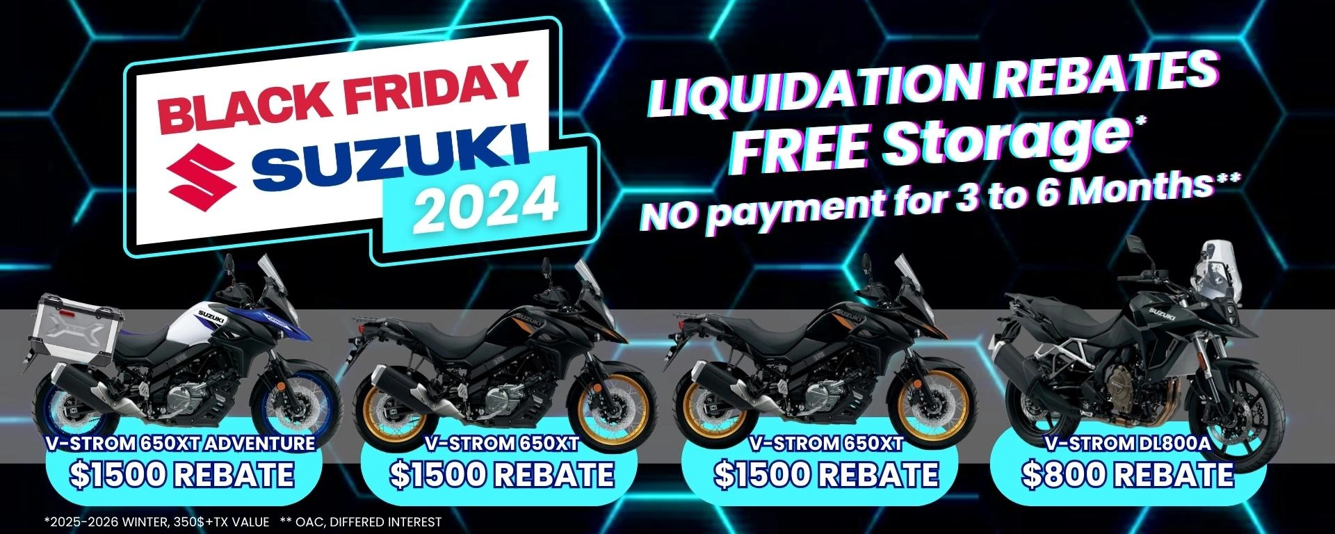 Black Friday Suzuki V-Strom alt