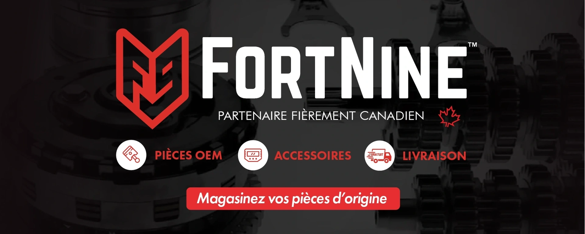 Fortnine: magasinez vos pièces d'origine alt