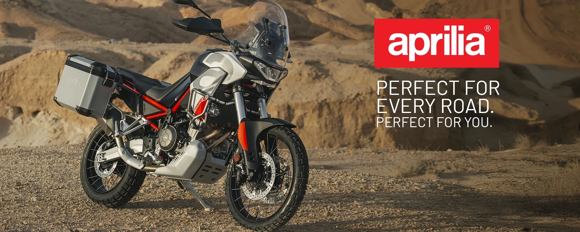 Aprilia: Perfect for every road. Perfect for you. alt