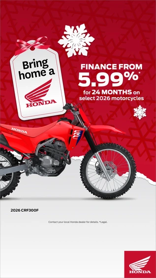 Bring home a Honda - Dirt bikes alt