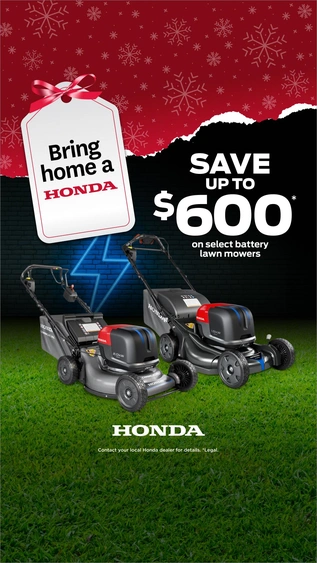 Bring Home a Honda - Battery lawn mowers alt
