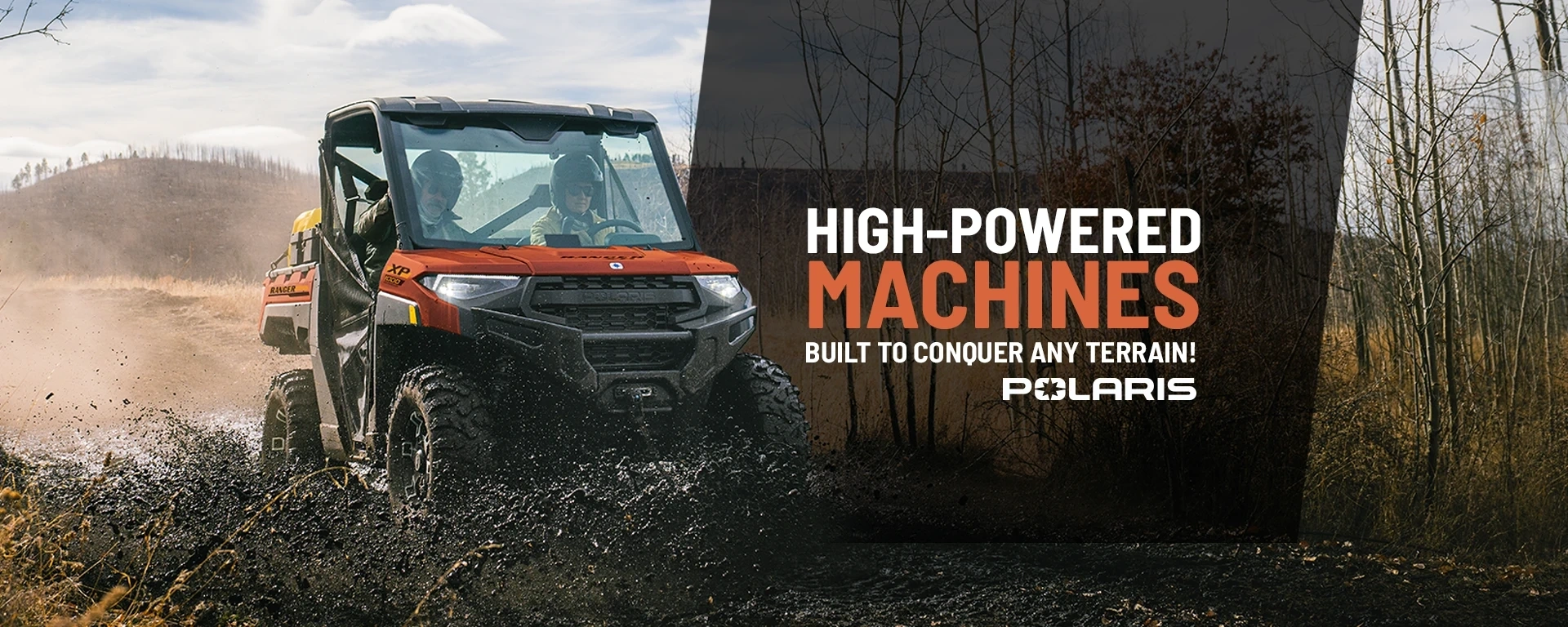 High-powered machines built to conquer any terrain! alt