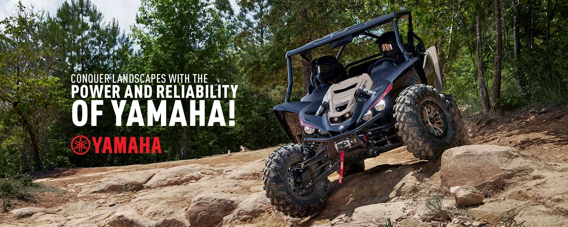 Conquer landscapes with the power and reliability of Yamaha! alt