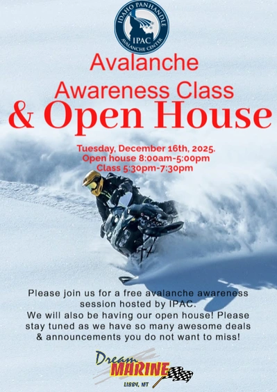 AVALANCHE AWARENESS CLASS & OPEN HOUSE alt