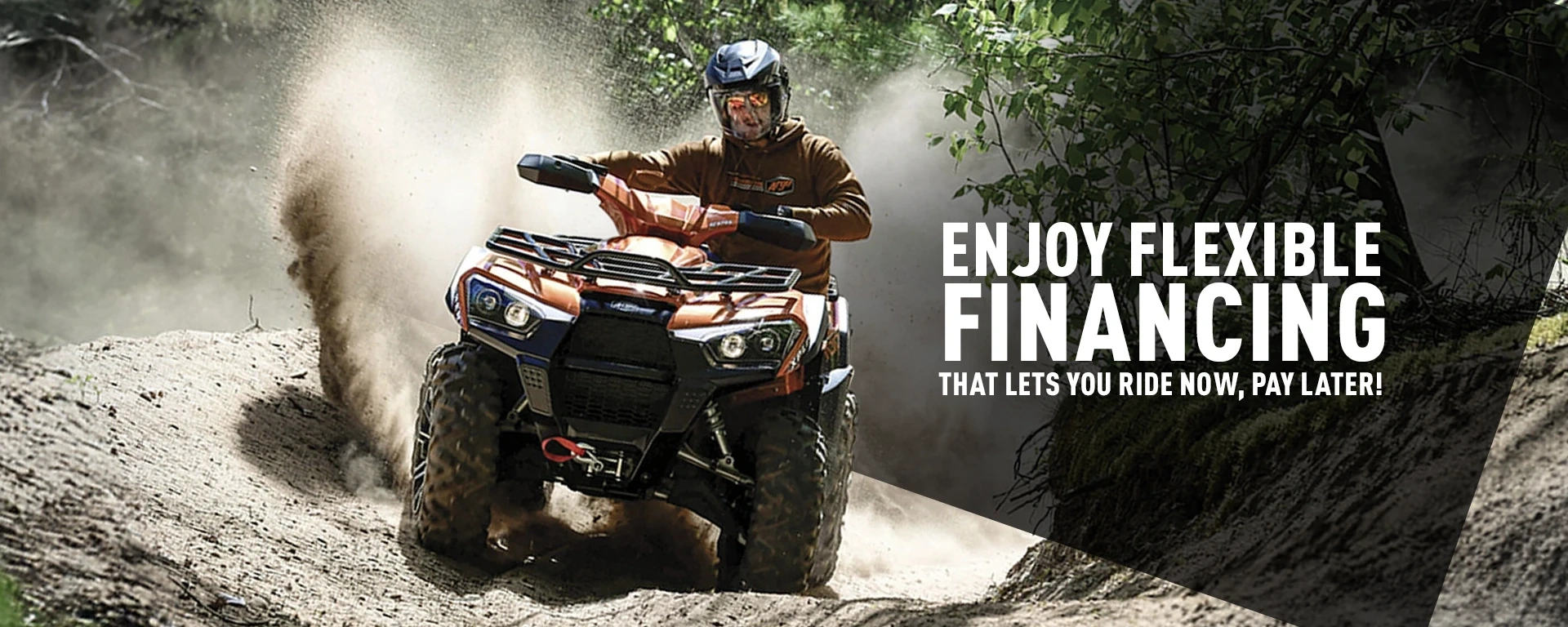 Enjoy flexible financingthat lets you ride now, pay later! alt